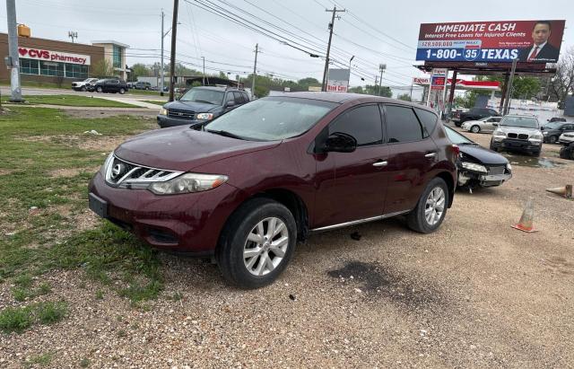 JN8AZ1MU0BW052469 - 2011 NISSAN MURANO S MAROON photo 2