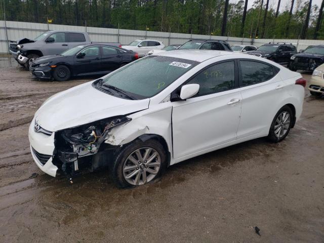 5NPDH4AE9GH655069 - 2016 HYUNDAI ELANTRA SE WHITE photo 1