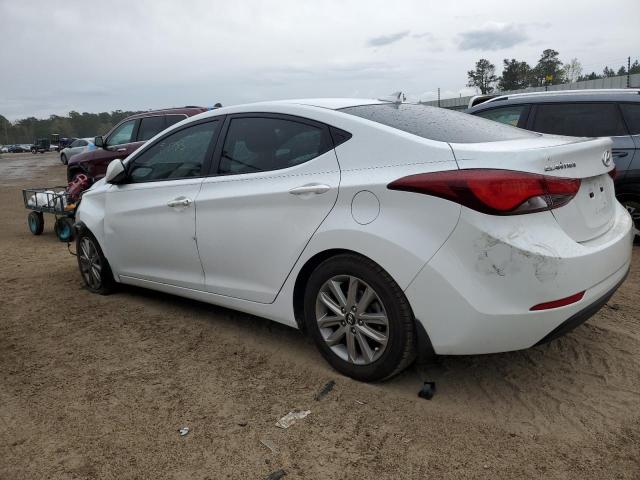 5NPDH4AE9GH655069 - 2016 HYUNDAI ELANTRA SE WHITE photo 2