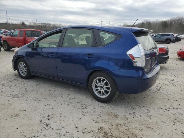 JTDZN3EU5D3199234 - 2013 TOYOTA PRIUS V BLUE photo 2