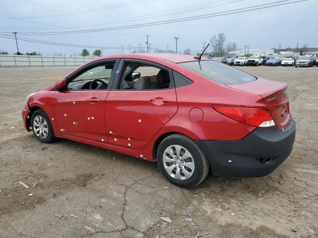 KMHCT4AE3HU185800 - 2017 HYUNDAI ACCENT SE RED photo 2