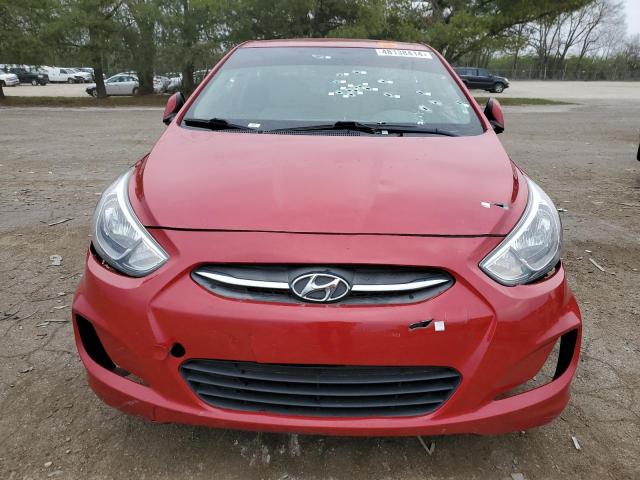 KMHCT4AE3HU185800 - 2017 HYUNDAI ACCENT SE RED photo 5