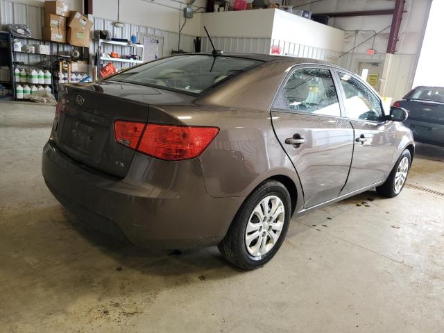 KNAFU4A27D5682063 - 2013 KIA FORTE EX GRAY photo 3