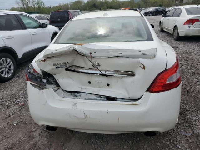 1N4AA5AP3AC828608 - 2010 NISSAN MAXIMA S WHITE photo 6