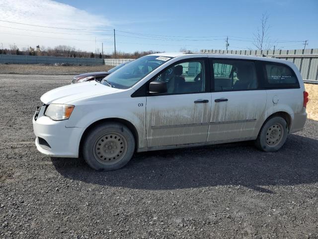 2C4RDGBG0ER313979 - 2014 DODGE GRAND CARA SE WHITE photo 1