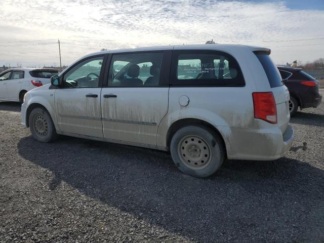 2C4RDGBG0ER313979 - 2014 DODGE GRAND CARA SE WHITE photo 2