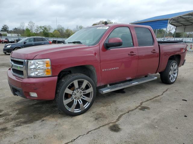 2GCEK13M871554258 - 2007 CHEVROLET SILVERADO K1500 CREW CAB BURGUNDY photo 1