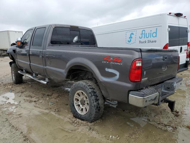 1FTWW31R08ED70872 - 2008 FORD F350 SRW SUPER DUTY CHARCOAL photo 2