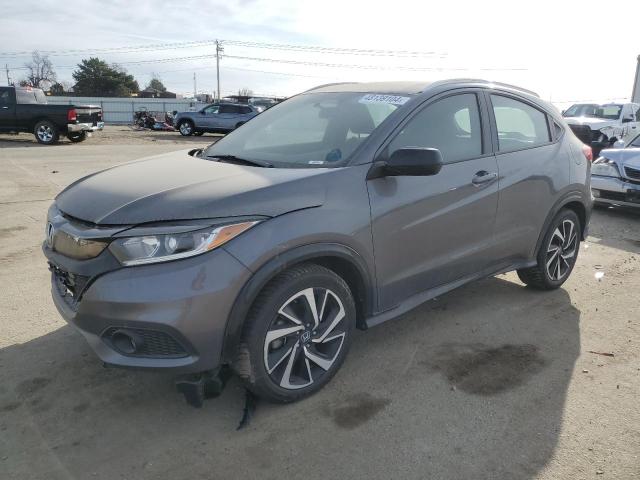 3CZRU6H14KM739264 - 2019 HONDA HR-V SPORT GRAY photo 1