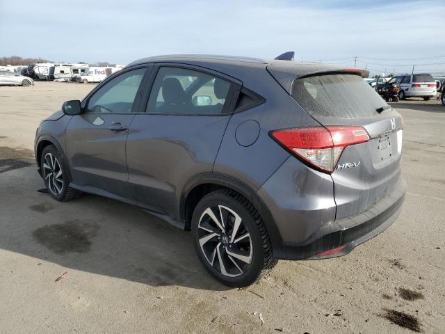 3CZRU6H14KM739264 - 2019 HONDA HR-V SPORT GRAY photo 2