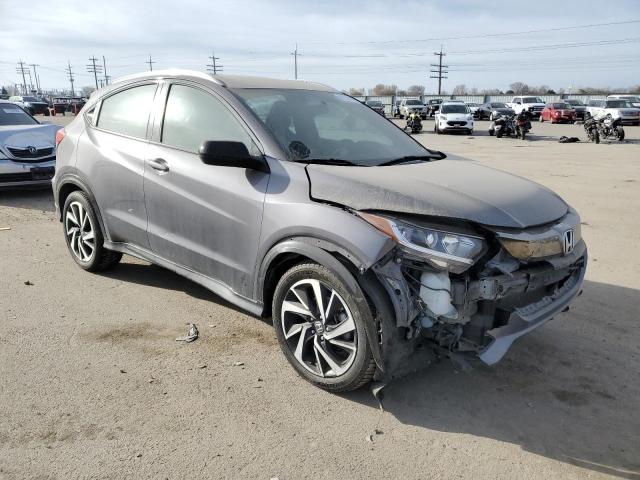 3CZRU6H14KM739264 - 2019 HONDA HR-V SPORT GRAY photo 4