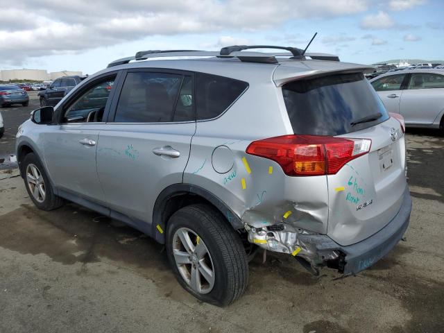 2T3RFREV9EW206063 - 2014 TOYOTA RAV4 XLE SILVER photo 2