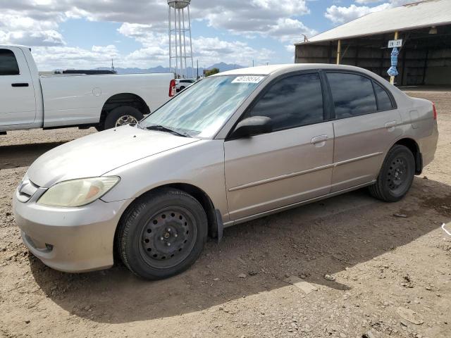 2HGES16584H641313 - 2004 HONDA CIVIC LX SILVER photo 1