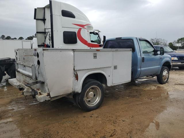 1FDXF46P44EC79711 - 2004 FORD F450 SUPER DUTY BLUE photo 3