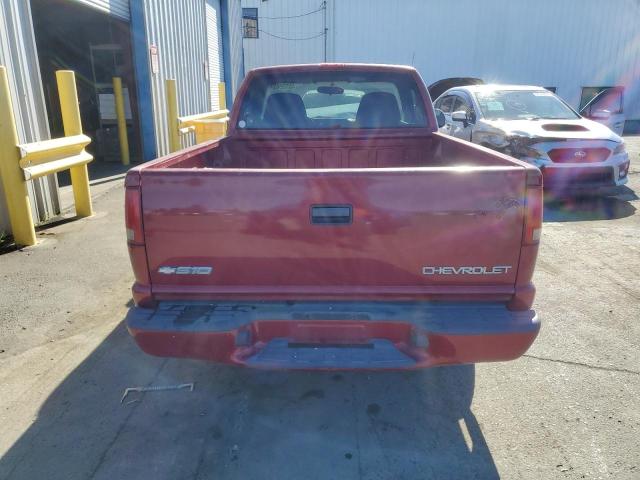 1GCCS14XX38281489 - 2003 CHEVROLET S TRUCK S10 RED photo 6