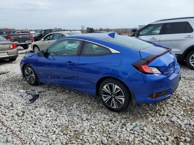 2HGFC3B78HH361045 - 2017 HONDA CIVIC EXL 蓝色 照片 2