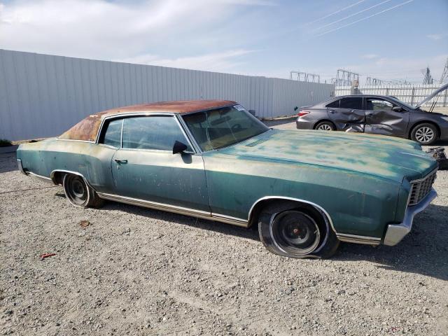 1H57J2K530161 - 1972 CHEVROLET MONTE CARL GREEN photo 4