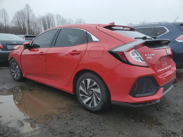 SHHFK7H3XKU410383 - 2019 HONDA CIVIC LX RED photo 2