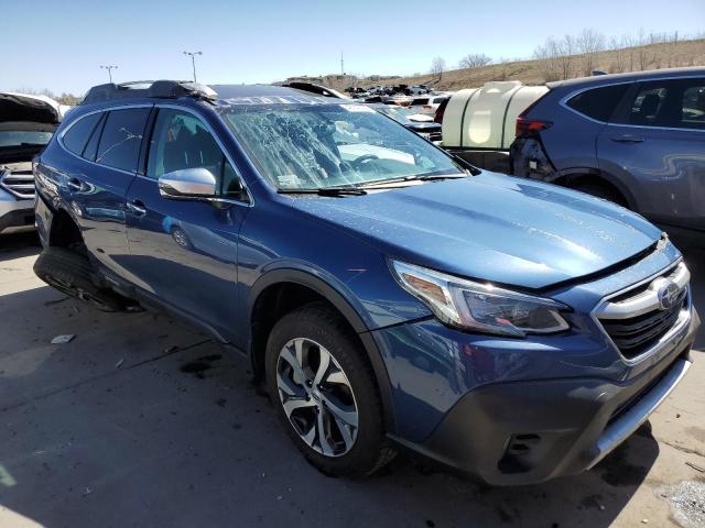 4S4BTGPD2M3165873 - 2021 SUBARU OUTBACK TOURING BLUE photo 4