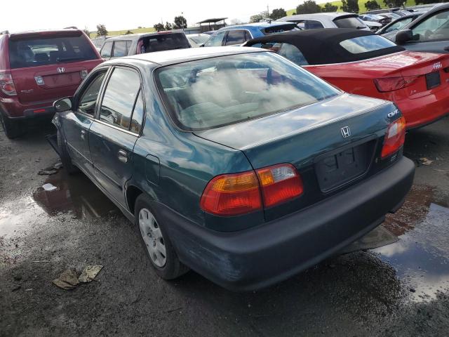 JHMEJ6629YS006912 - 2000 HONDA CIVIC DX GREEN photo 2