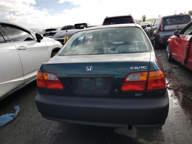 JHMEJ6629YS006912 - 2000 HONDA CIVIC DX GREEN photo 6