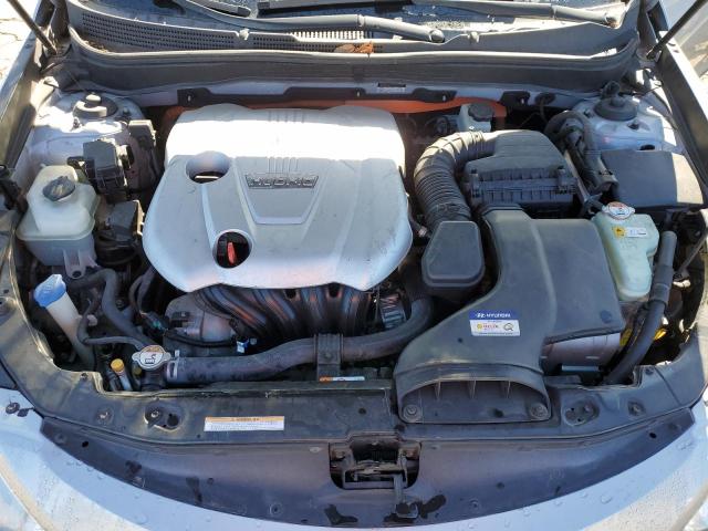 KMHEC4A48CA033831 - 2012 HYUNDAI SONATA HYBRID SILVER photo 11