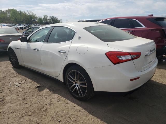 ZAM57XSA8E1083352 - 2014 MASERATI GHIBLI WHITE photo 2