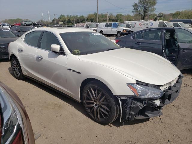 ZAM57XSA8E1083352 - 2014 MASERATI GHIBLI WHITE photo 4