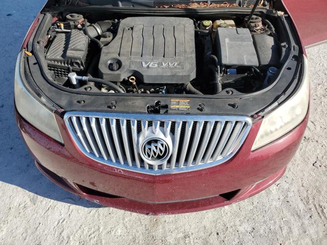 1G4GE5EV9AF264507 - 2010 BUICK LACROSSE CXS BURGUNDY photo 11