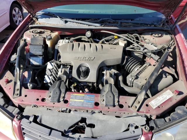 2G1WH52K059151859 - 2005 CHEVROLET IMPALA LS BURGUNDY photo 11