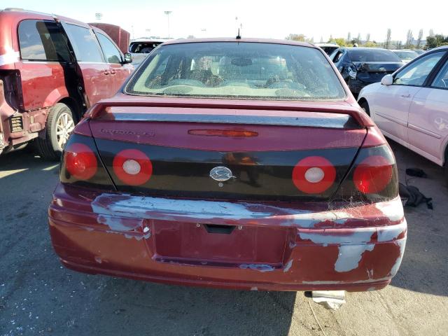 2G1WH52K059151859 - 2005 CHEVROLET IMPALA LS BURGUNDY photo 6