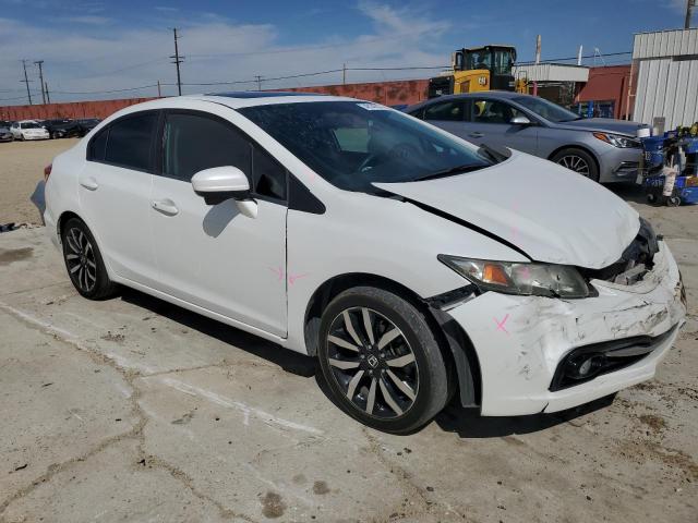 19XFB2F95FE220272 - 2015 HONDA CIVIC EXL WHITE photo 4