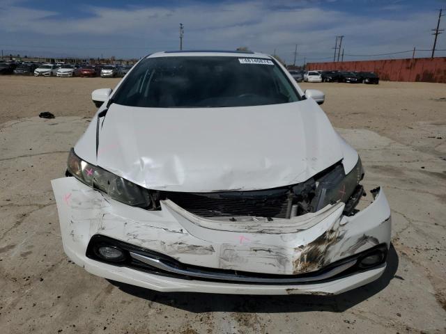 19XFB2F95FE220272 - 2015 HONDA CIVIC EXL თეთრი ფოტო 5