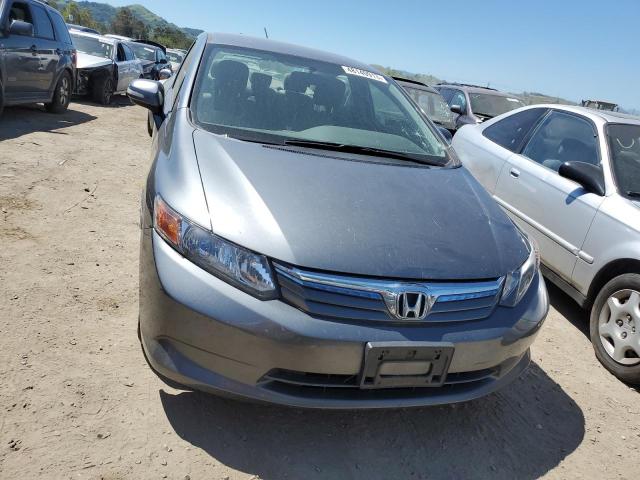 JHMFB4F31CS008368 - 2012 HONDA CIVIC HYBRID L GRAY photo 5