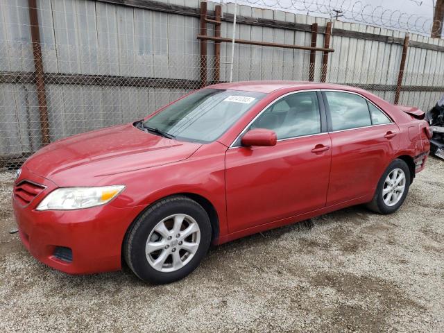 4T1BF3EK9BU155592 - 2011 TOYOTA CAMRY BASE RED photo 1