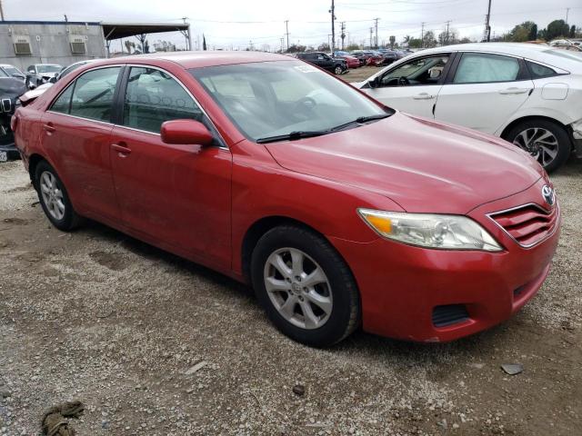 4T1BF3EK9BU155592 - 2011 TOYOTA CAMRY BASE RED photo 4