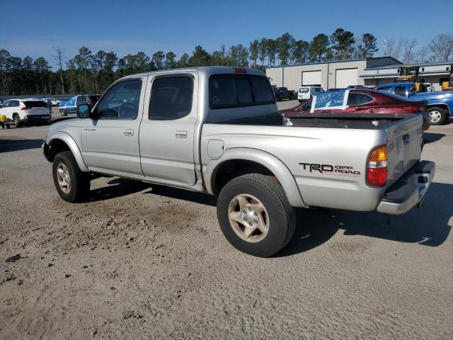 5TEGN92N23Z202890 - 2003 TOYOTA TACOMA DOUBLE CAB PRERUNNER SILVER photo 2