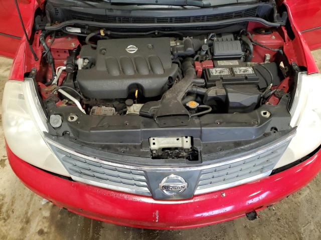 3N1BC13E29L400500 - 2009 NISSAN VERSA S RED photo 11