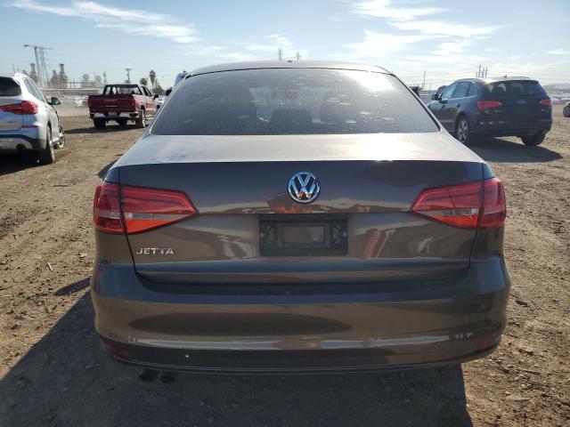 3VW2K7AJXFM313272 - 2015 VOLKSWAGEN JETTA BASE BROWN photo 6