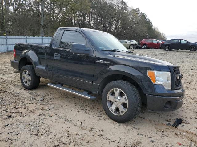 1FTRF02W89KB02946 - 2009 FORD F150 BLACK photo 4