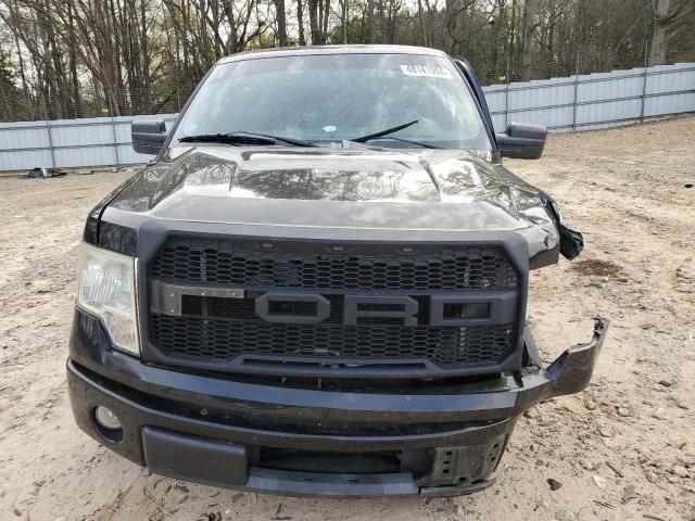 1FTRF02W89KB02946 - 2009 FORD F150 BLACK photo 5