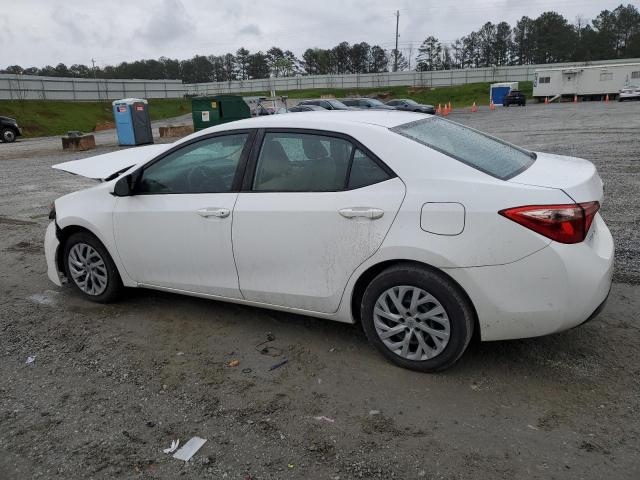 2T1BURHEXHC784898 - 2017 TOYOTA COROLLA L WHITE photo 2