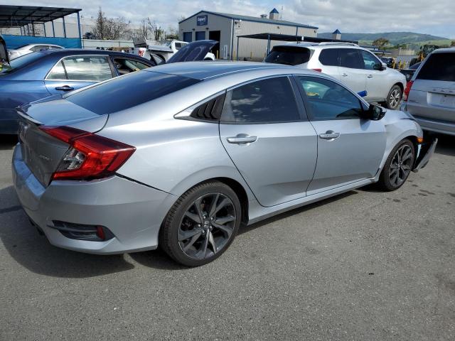 2HGFC2F86KH551124 - 2019 HONDA CIVIC SPORT GRAY photo 3