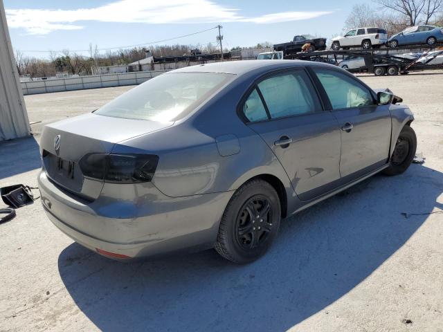 3VW2K7AJ6EM430720 - 2014 VOLKSWAGEN JETTA BASE Boz foto 3