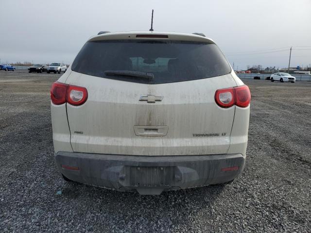 1GNKVGED6CJ290572 - 2012 CHEVROLET TRAVERSE LT WHITE photo 6