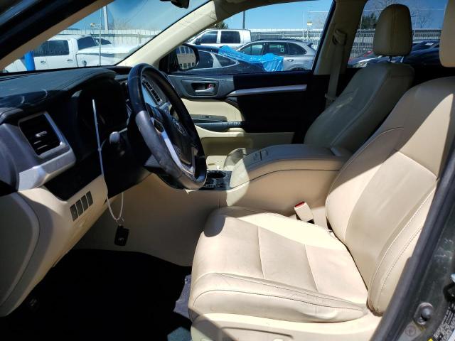 5TDJKRFH6FS183961 - 2015 TOYOTA HIGHLANDER XLE GREEN photo 7