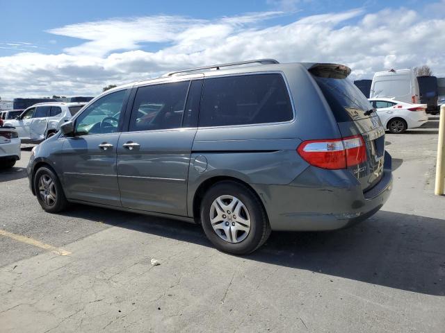 5FNRL38457B455560 - 2007 HONDA ODYSSEY EX GRAY photo 2