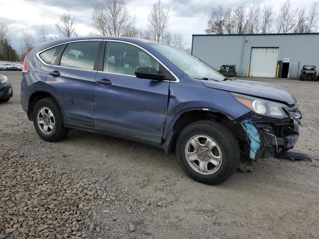 2HKRM4H33EH604928 - 2014 HONDA CR-V LX BLUE photo 4