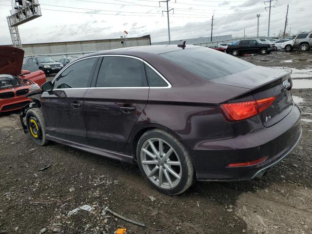 WAUKFGFF9F1042727 - 2015 AUDI A3 PRESTIGE S-LINE MAROON photo 2