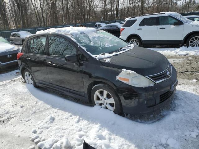 3N1BC1CP2BL370292 - 2011 NISSAN VERSA S BLACK photo 4